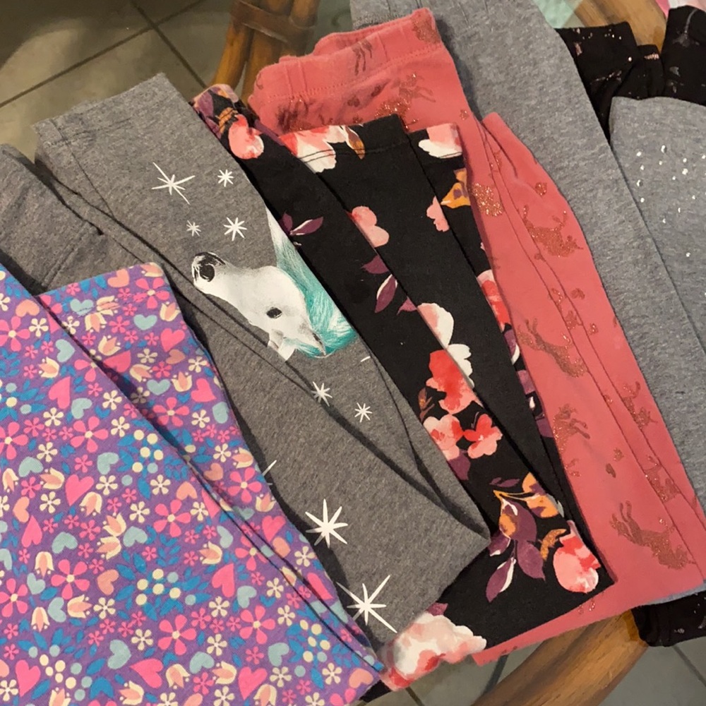 Bundle Girls Leggings Size 7-8